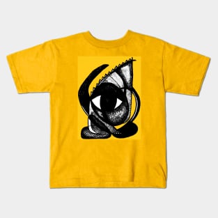 "I see you" - African Symbolic Surrealist Art - Yellow Kids T-Shirt